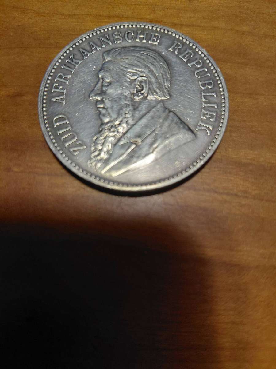 ZAR SILVER SINGLE SHAFT 5 SHILLING !INVESTMENT COIN