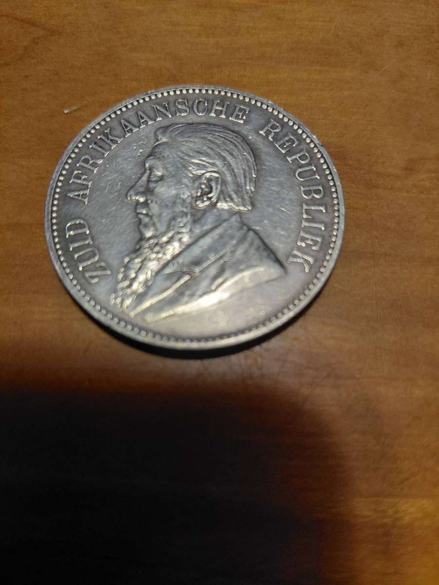 ZAR SILVER SINGLE SHAFT 5 SHILLING !INVESTMENT COIN