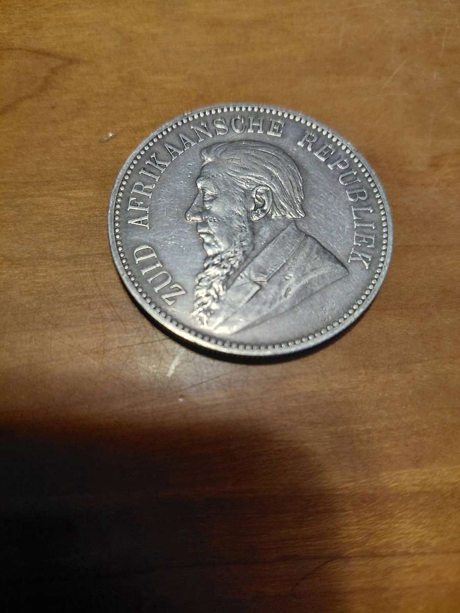 ZAR SILVER SINGLE SHAFT 5 SHILLING !INVESTMENT COIN