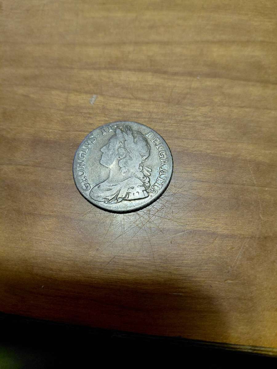 British Silver 2 Shillings 1739