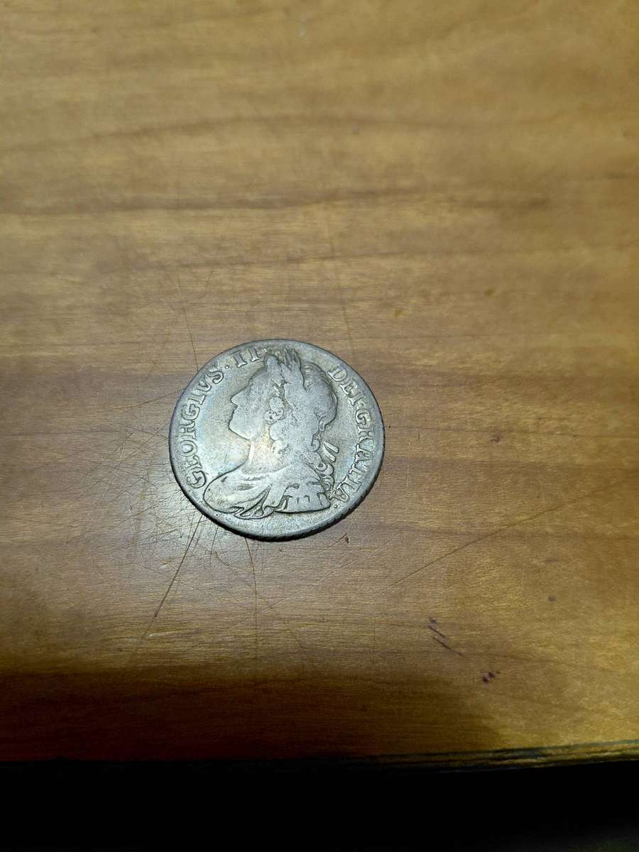 British Silver 2 Shillings 1739