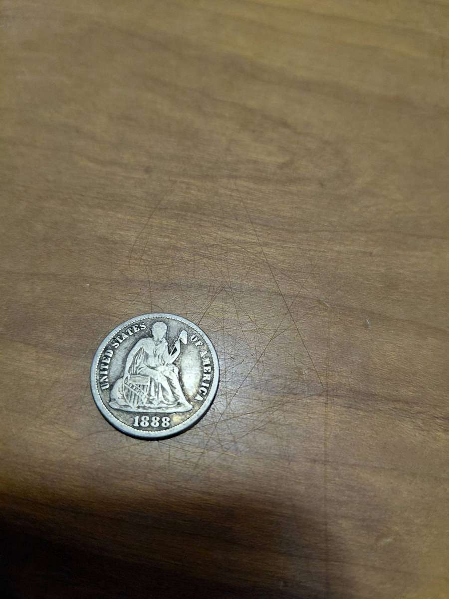 USA 1888 Silver ONE DIME .GOOD DETAIL