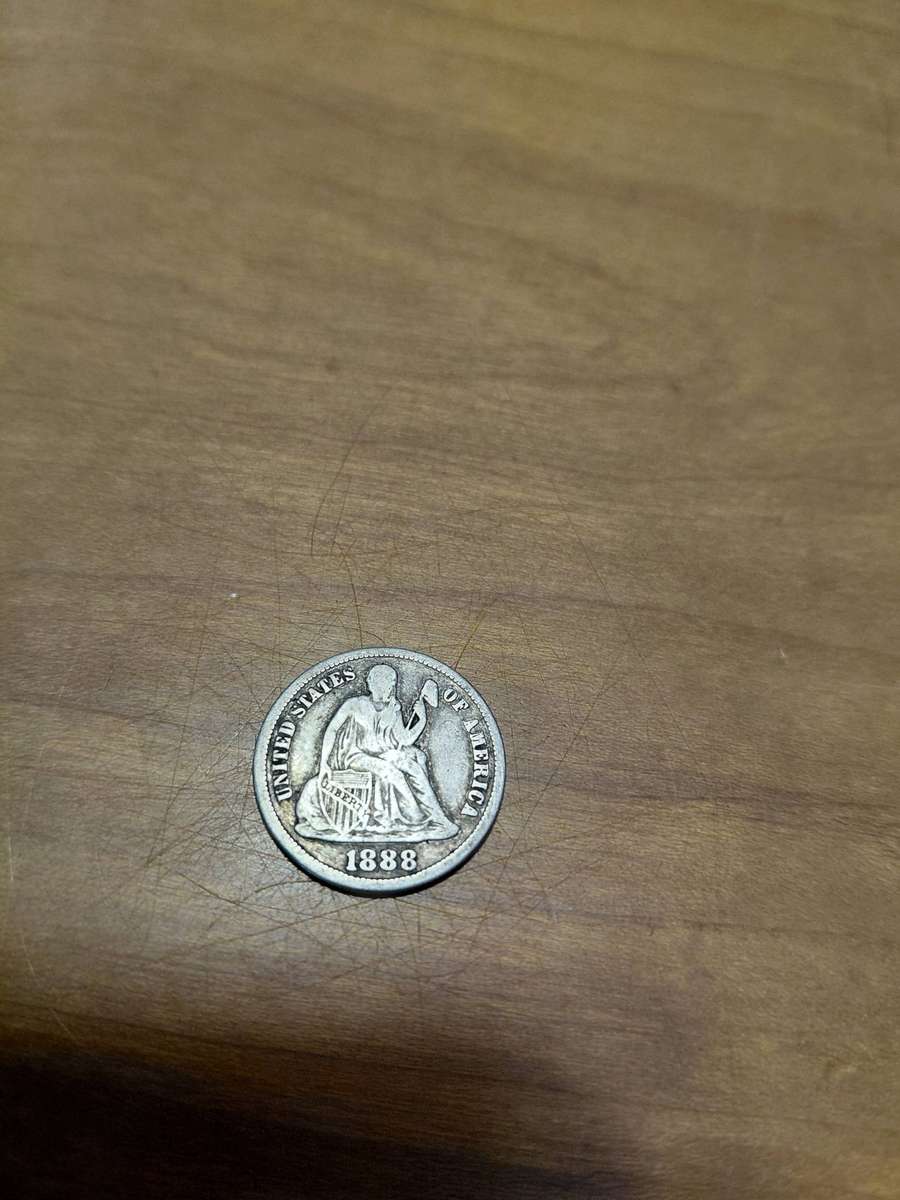 USA 1888 Silver ONE DIME .GOOD DETAIL