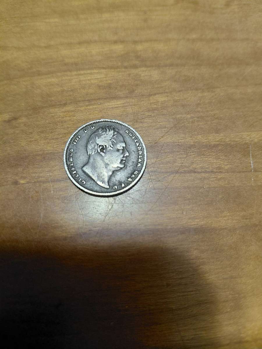 NICELY TONED 1839 SILVER SIX PENCE VERY GOOD DETAIL