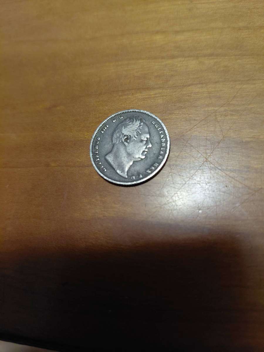 NICELY TONED 1839 SILVER SIX PENCE VERY GOOD DETAIL