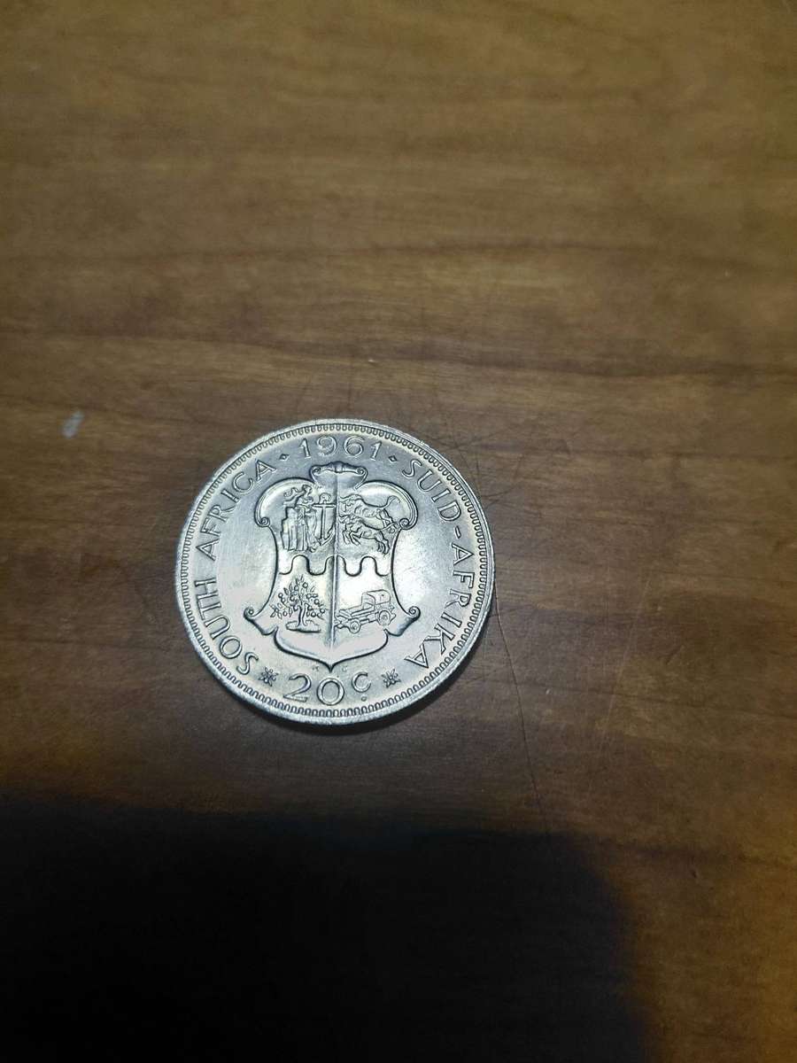 1961 silver 20 cent UNC