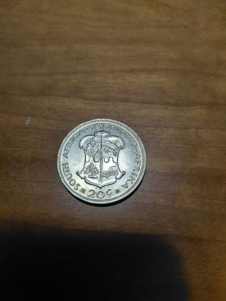 1961 silver 20 cent UNC