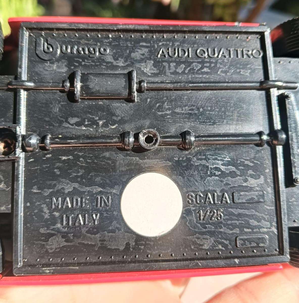 Rare Vintage 1980s Bburago Audi Quattro GT Havasat 1:25 Scale Diecast Car