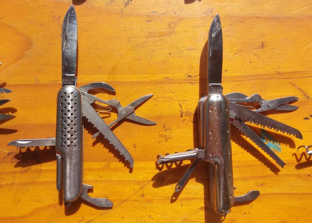 Large (12) Batch of Multi-Function Pocket Knives  Range from 4-in-1 to 12-in-1 Tool Functions