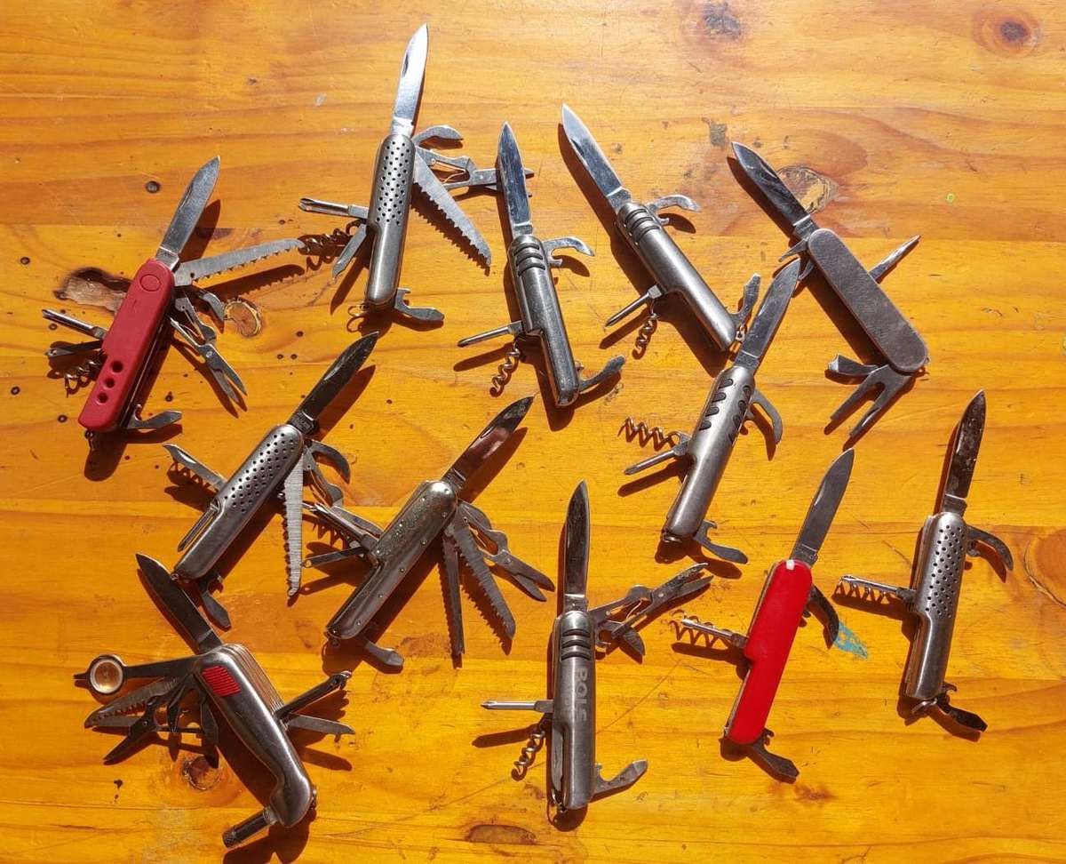Large (12) Batch of Multi-Function Pocket Knives  Range from 4-in-1 to 12-in-1 Tool Functions