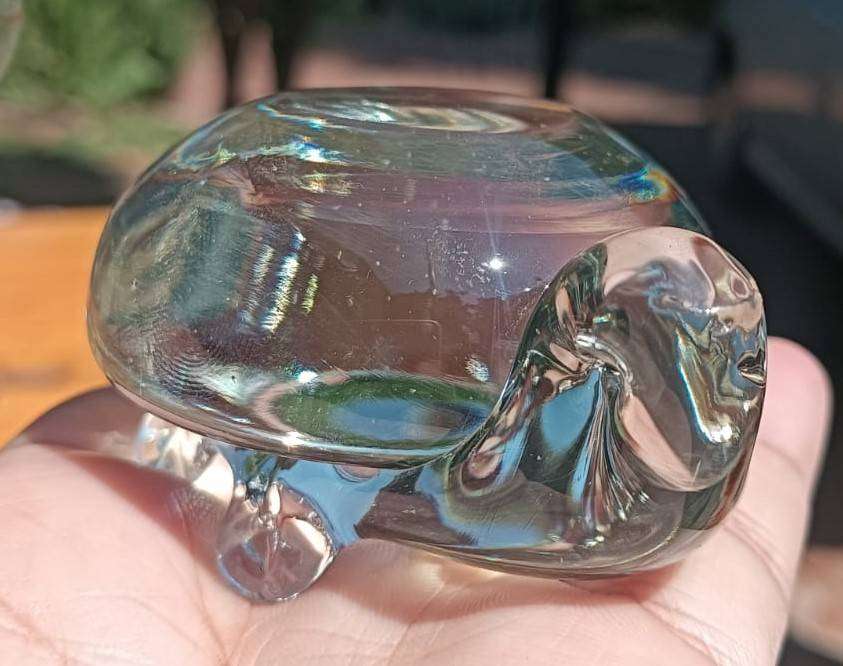 Large Group of 14 Ngwenya Glass Animals: Uncommon Rabbit, Whale, Squirrel, Pengiun, Crocodile etc