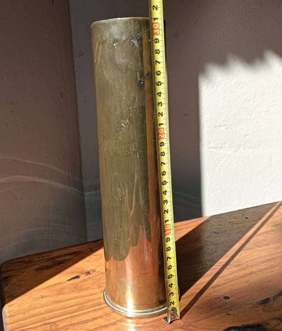 WW1 Shrapnel Shell Casing 1916 British Royal Horse Artillery 13-Pounder Field Gun