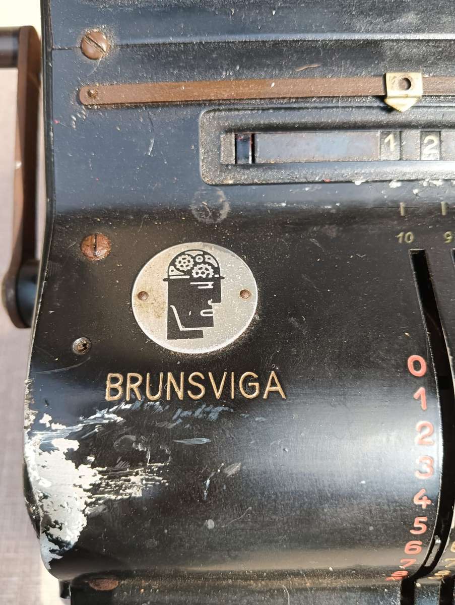 Vintage 1947 Brunsviga 15 German Mechanical Calculator One of only 7470 produced! Still Working!