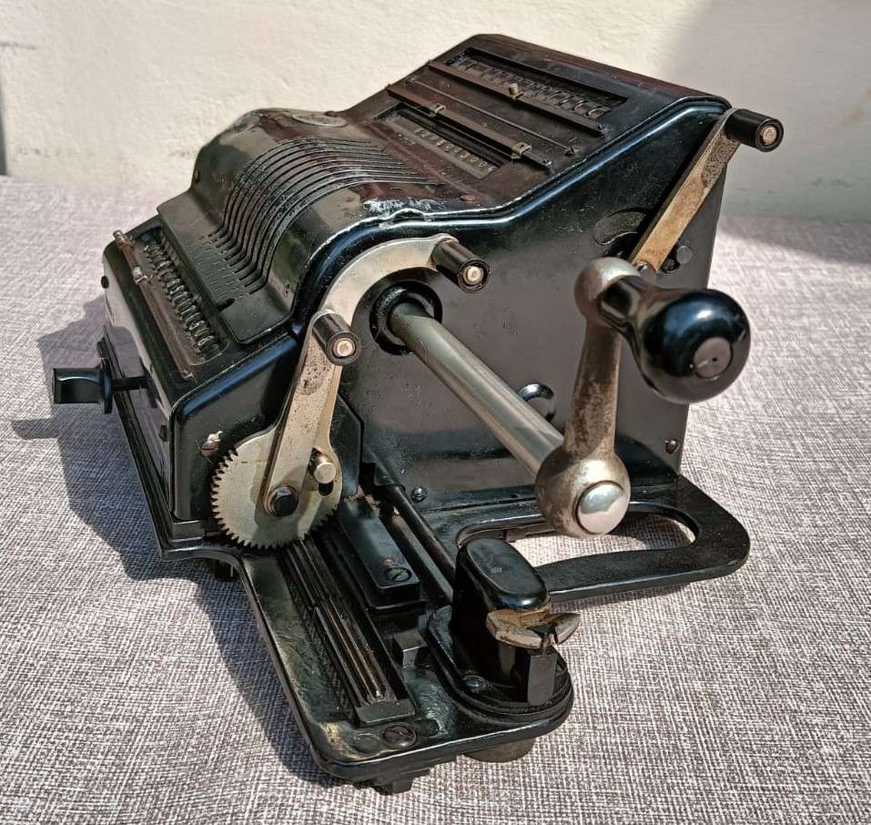 Vintage 1947 Brunsviga 15 German Mechanical Calculator One of only 7470 produced! Still Working!