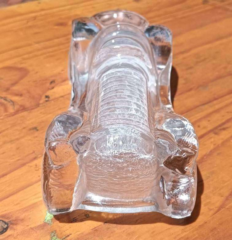Bugatti Roadster Chrystal Glass Paperweight 18cm Long In Good Condition
