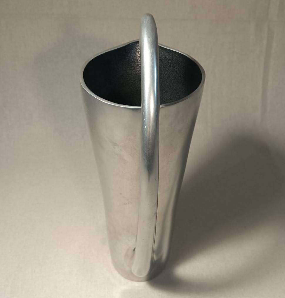 Carrol Boyes (SA 1954-2019) Iconic Coil Handle Aluminium Water Jug Large 30cm High