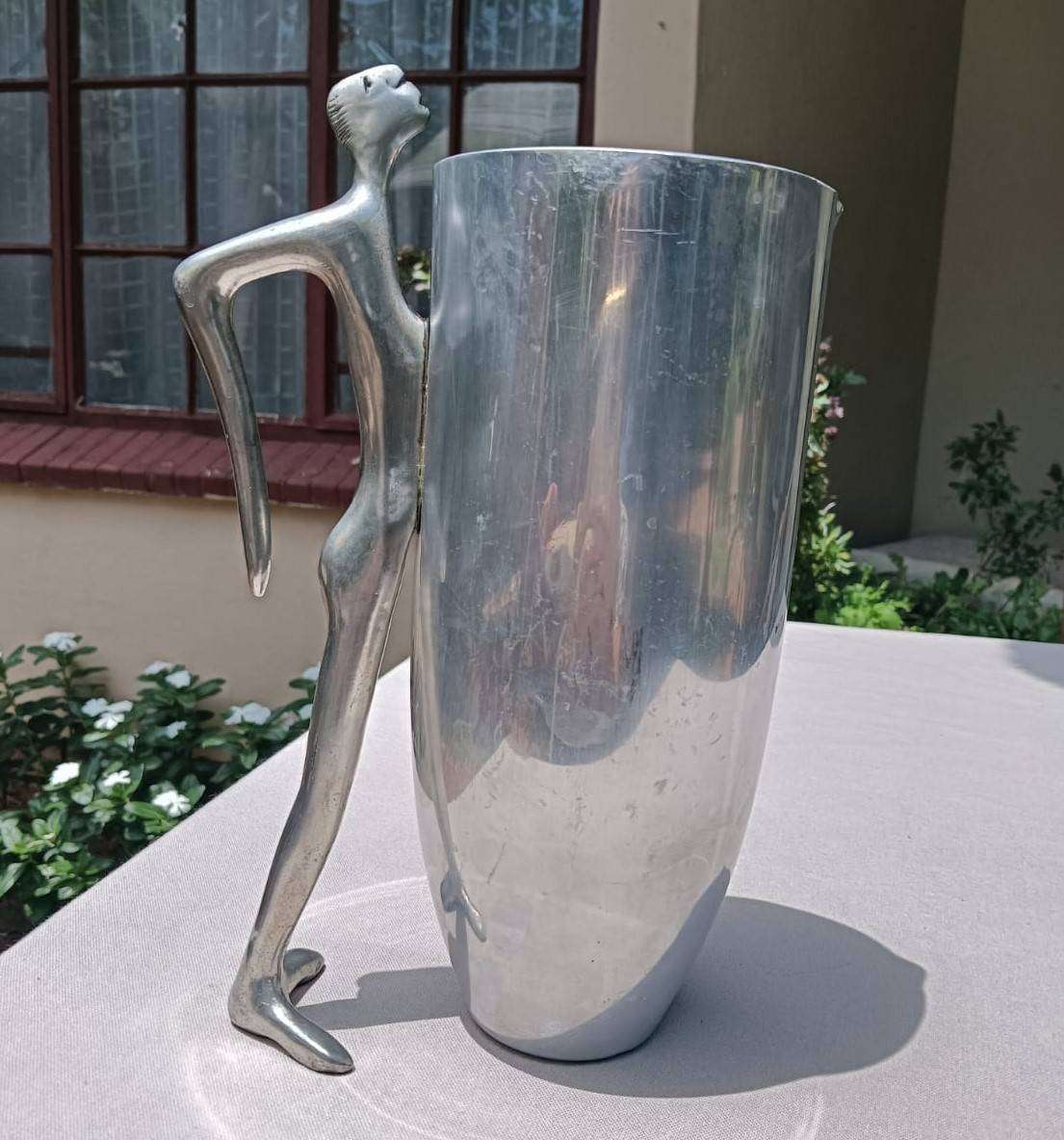 Carrol Boyes (SA 1954-2019) "Man" Figural Human Body Handle Water Jug "Her Favourite Piece" 1.5L