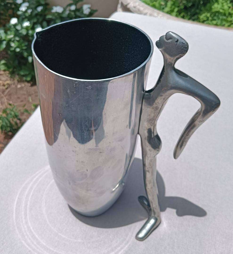 Carrol Boyes (SA 1954-2019) "Man" Figural Human Body Handle Water Jug "Her Favourite Piece" 1.5L