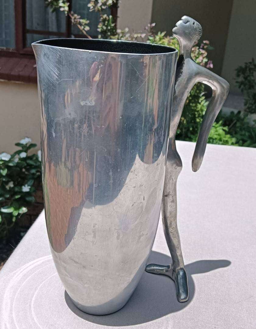 Carrol Boyes (SA 1954-2019) "Man" Figural Human Body Handle Water Jug "Her Favourite Piece" 1.5L
