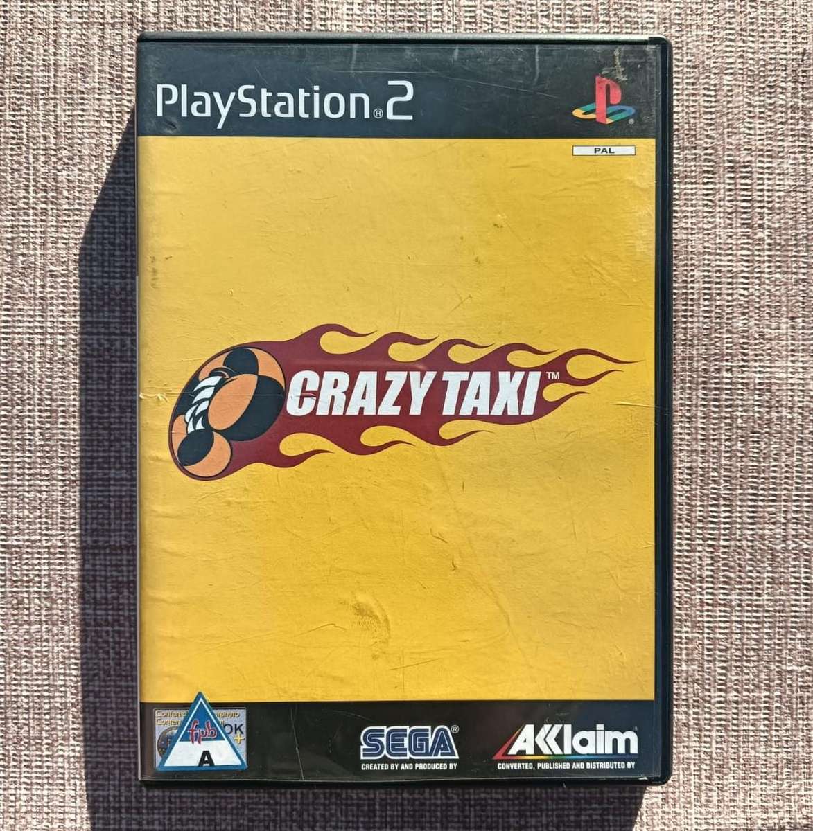 Crazy Taxi Sony Playstation 2 Game by Sega from 2003 with Manual Booklet