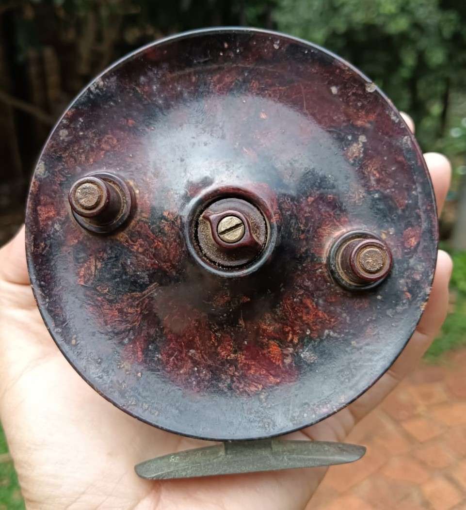 Vintage 1930s ELO Birkbys England Bakelite Fly Fishing Reel with Two Handles