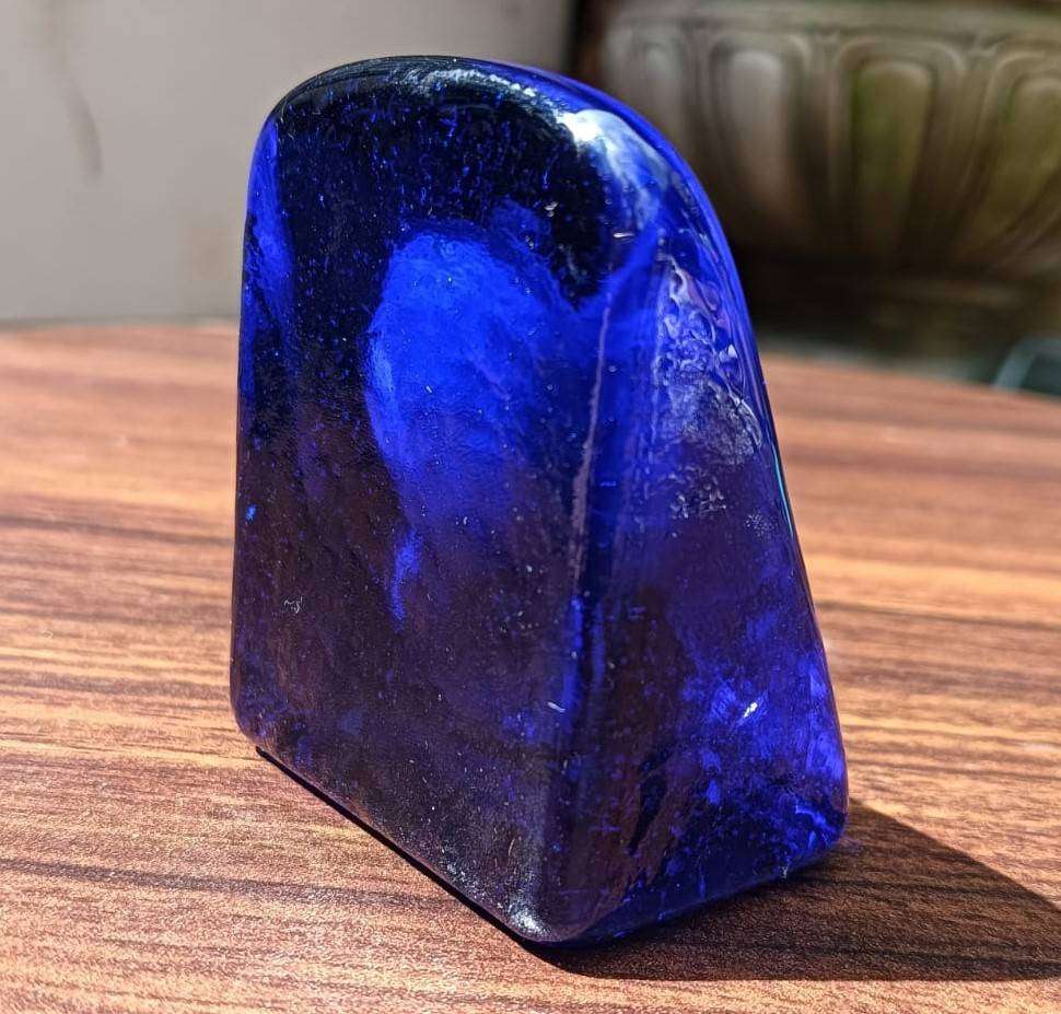 An Evil Eye Glass Paperweight to Protect you from Evil Intentions