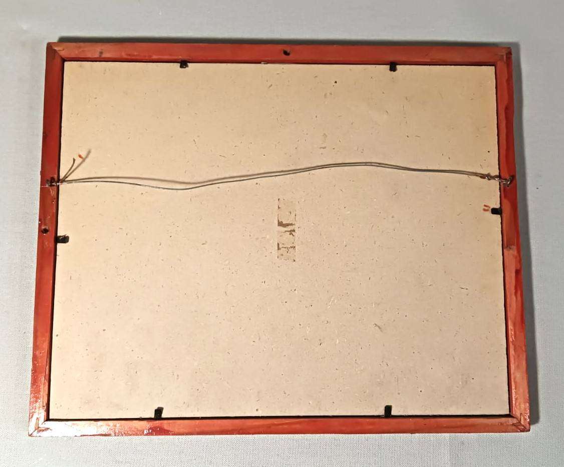 Hannes Harrs (1927-2006) Framed Colour Woodcut Print Abstract Giraffe Composition Signed Harrs 76