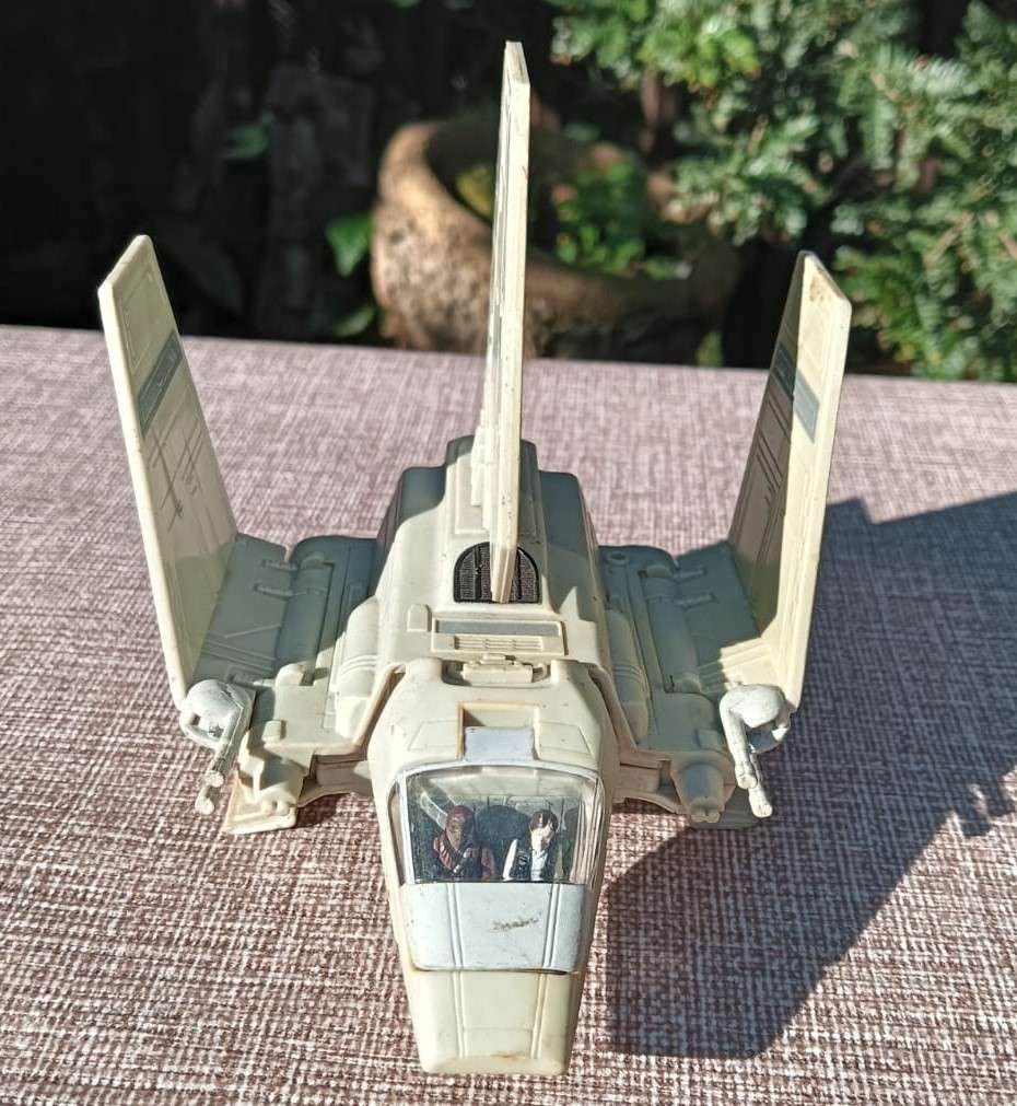 Star Wars 1995 Galoob Action Fleet Imperial Shuttle Tyderium with Han Solo and Chewbacca