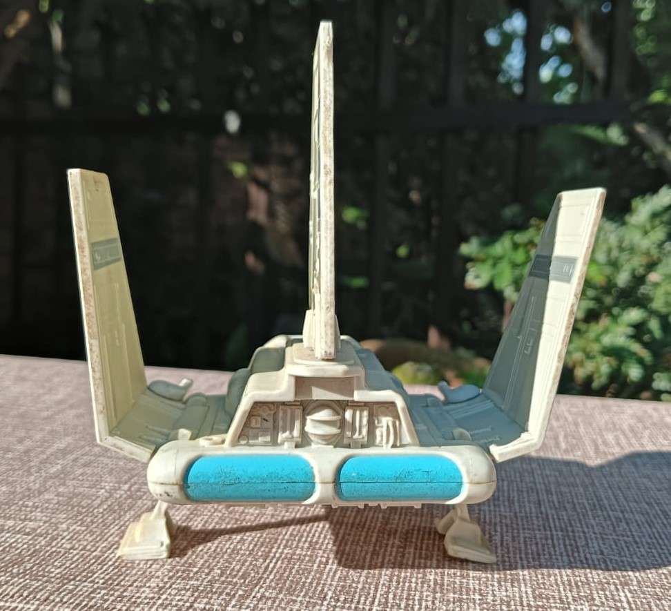 Star Wars 1995 Galoob Action Fleet Imperial Shuttle Tyderium with Han Solo and Chewbacca