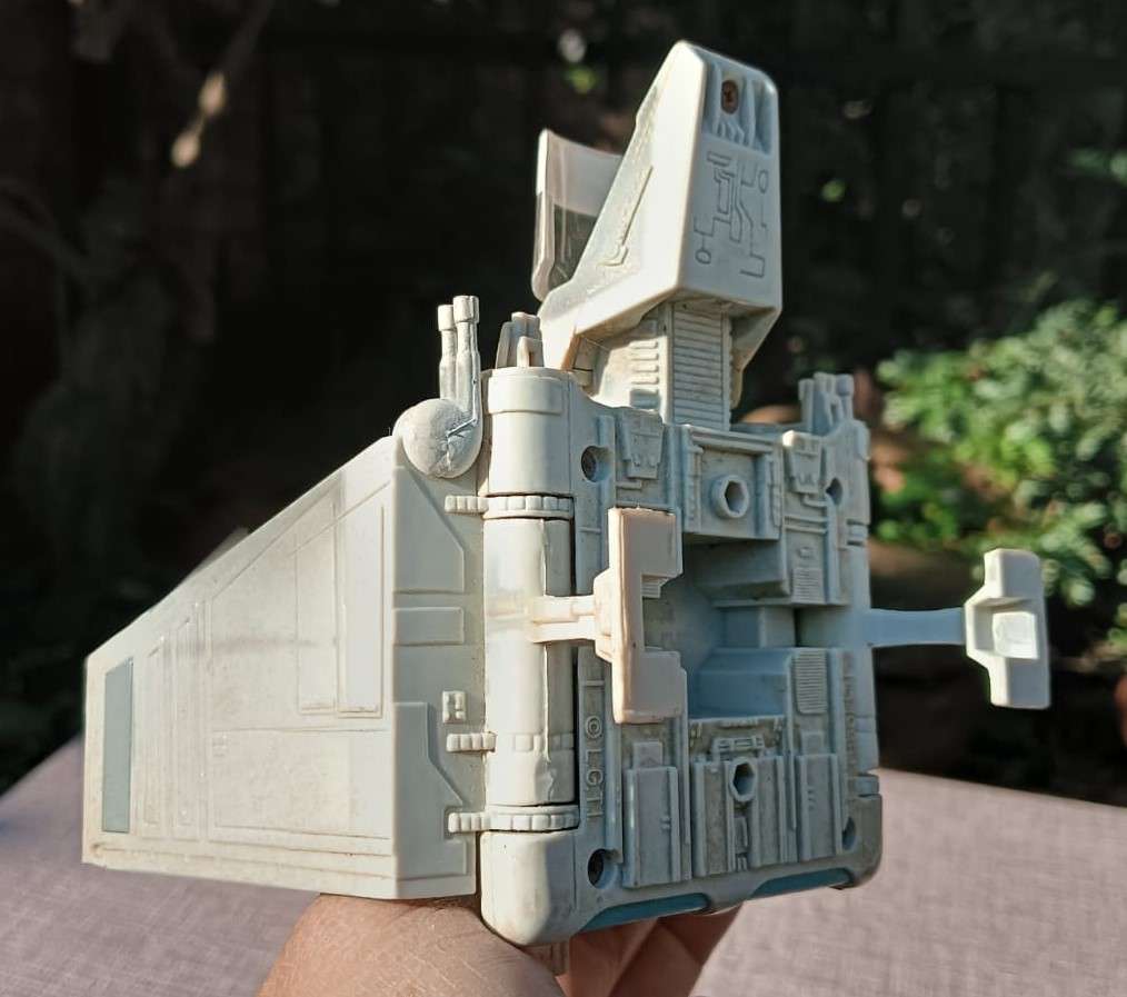 Star Wars 1995 Galoob Action Fleet Imperial Shuttle Tyderium with Han Solo and Chewbacca