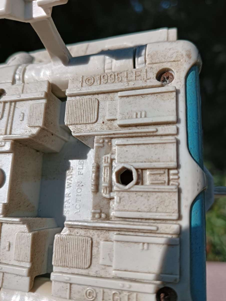 Star Wars 1995 Galoob Action Fleet Imperial Shuttle Tyderium with Han Solo and Chewbacca