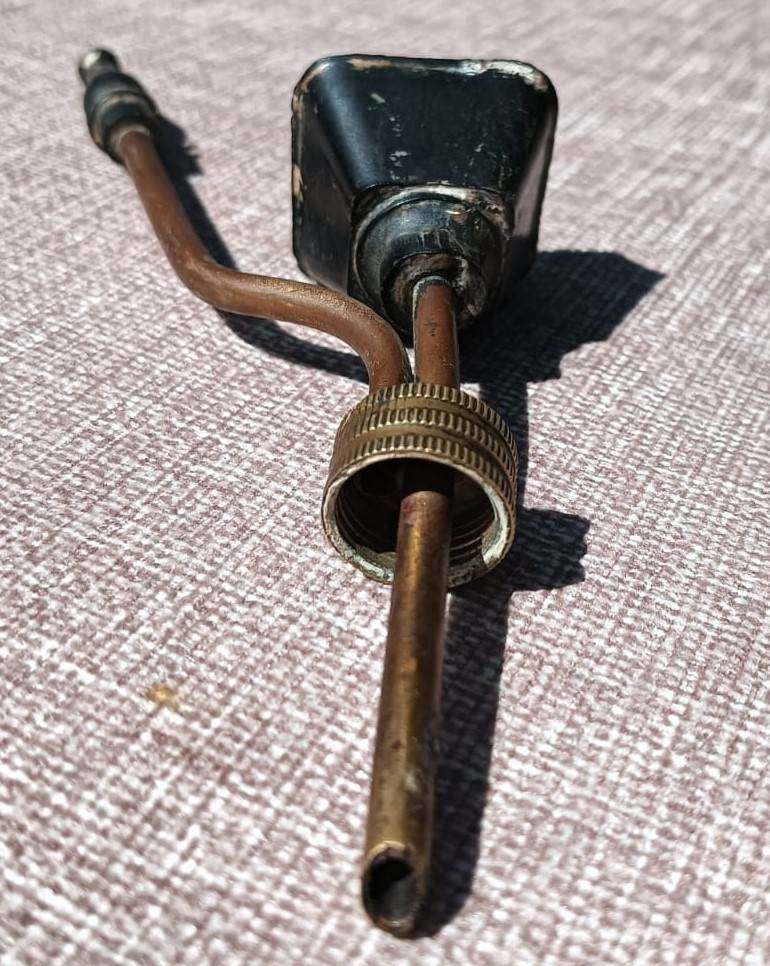 Small Vintage Indian Brass Pocket Hookah / Shisha Pipe / Water Pipe - Hand Engraved