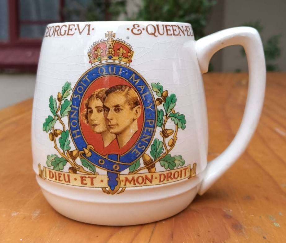 A 1937 King George VI (Wartime King) Coronation Mug in Good Condition