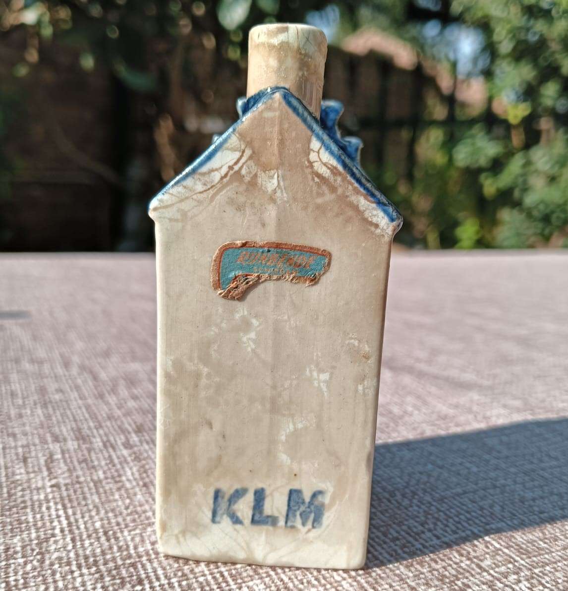 Royal Delft Blue KLM House No 3 with Suncross Widow Embossed Marked 1780 Below - Rare Early Number!