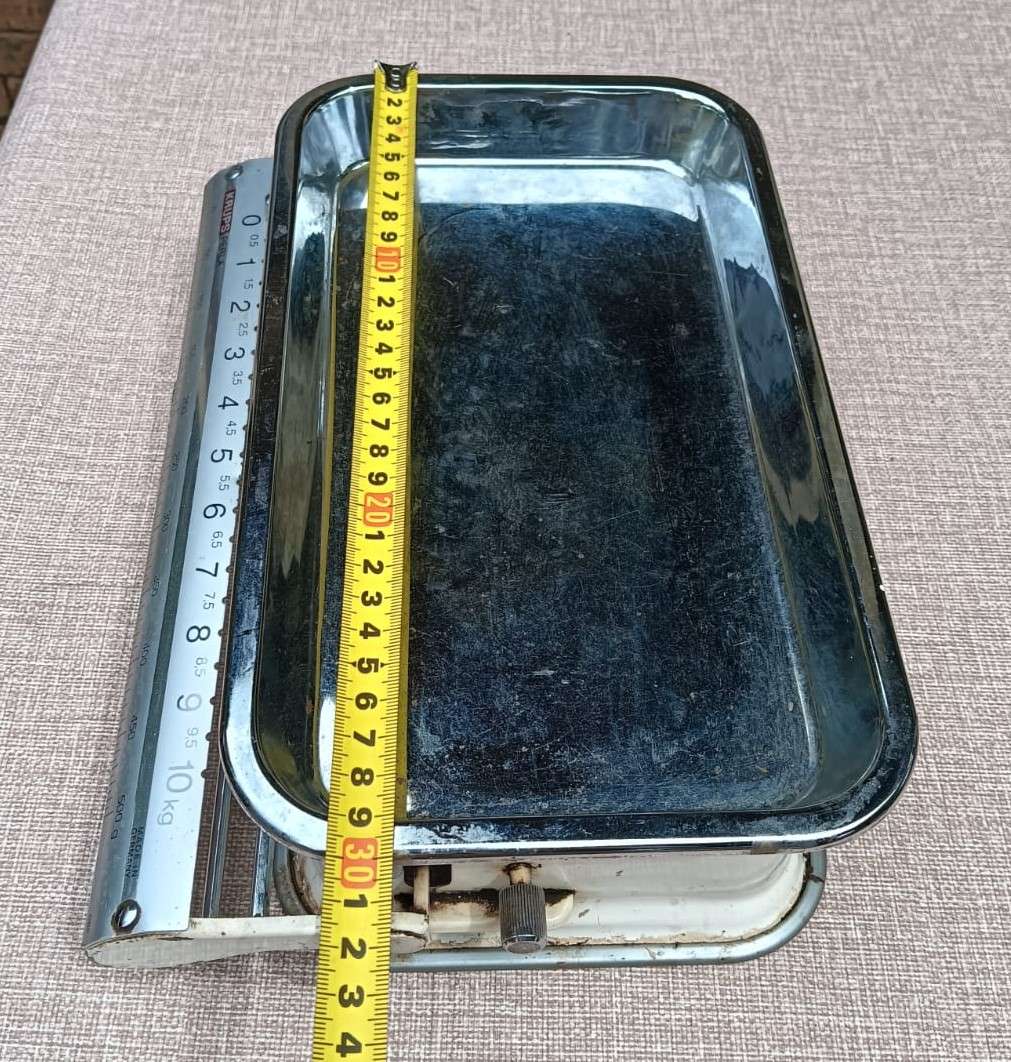 VINTAGE 1950S KRUPS PERLA GERMANY 10KG ADJUSTING WEIGHT KITCHEN SCALE