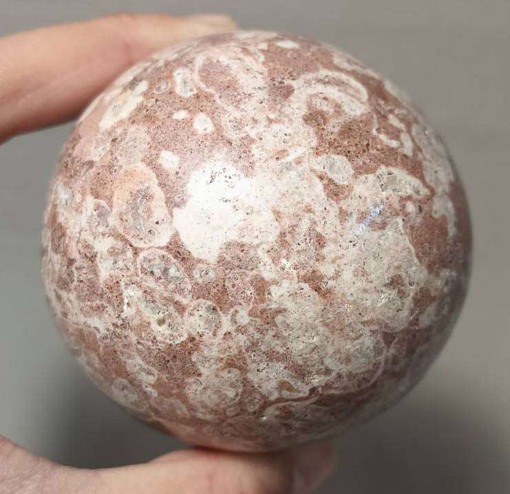 Captivating Leopard Skin Spotted Jasper Sphere 7cm Diameter 0.45kg