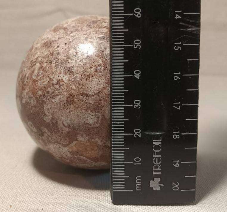 Captivating Leopard Skin Spotted Jasper Sphere 7cm Diameter 0.45kg