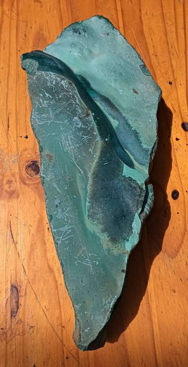 Huge 6.9kg Malachite Slab with Mesmorizingly Beautiful Banded Patterns