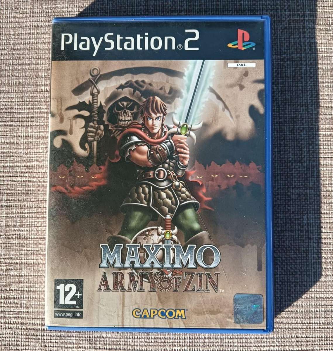 Maximo Army of Zin Sony Playstation 2 Capcom Game from 2003 with Manual Booklet