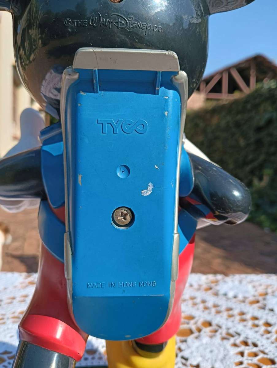 Disney Mickey Mouse 1986 Tyco Blue Backpack Telephone Base No Phone
