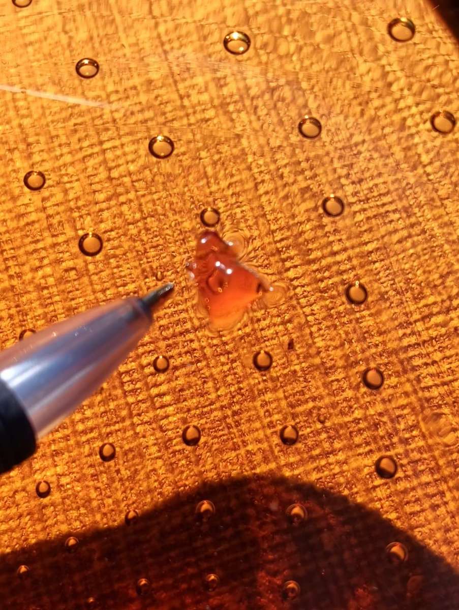 Vintage Murano Orange Bullicante (controlled bubbles) Bowl Large 19cm Wide Totally Handmade