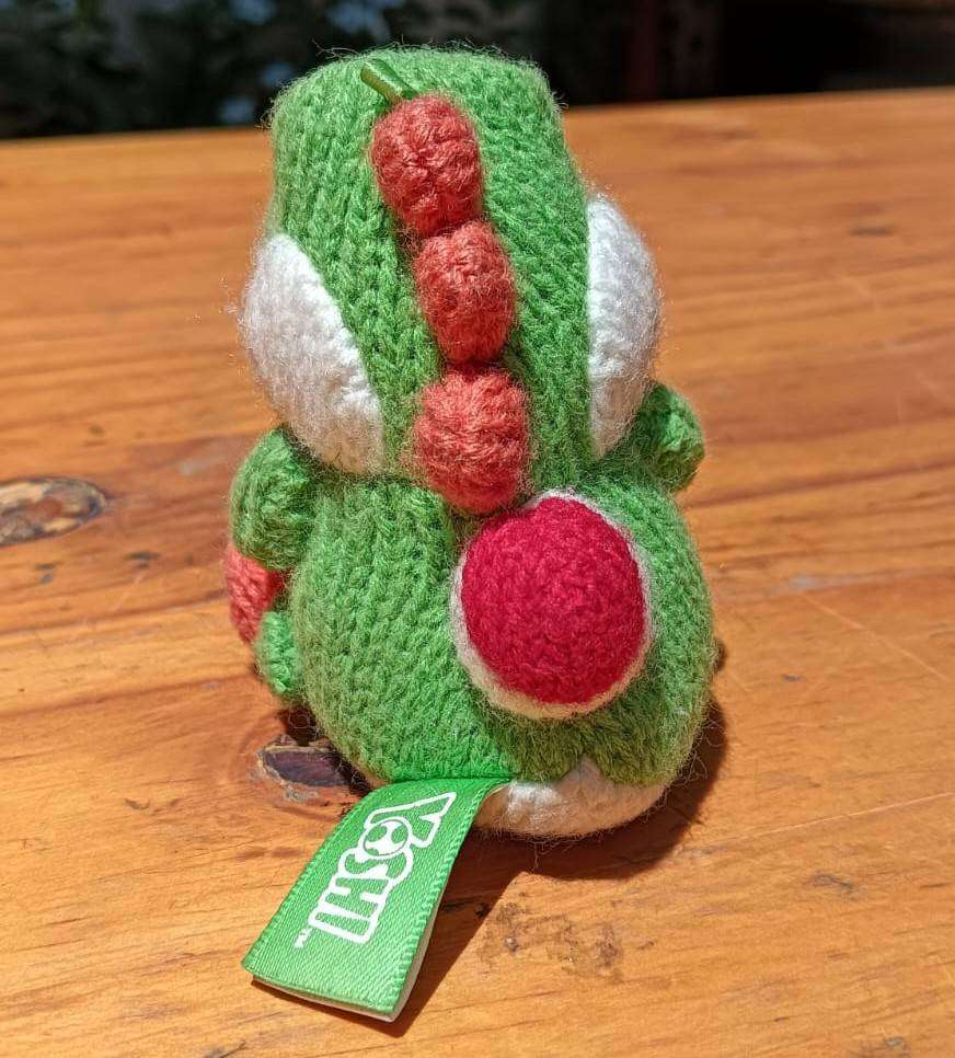 Cutest Nintendo Green Yarn Yoshi Amiibo (interactive robot buddy) Figure  2015 Discontinued Collect