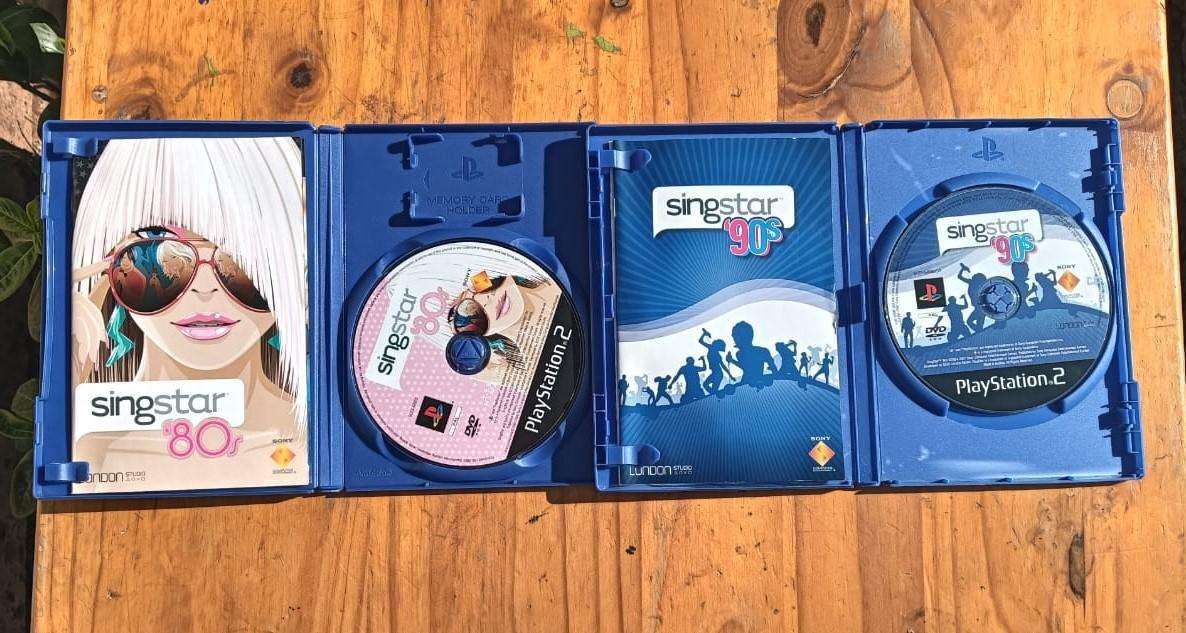 Five Singstar Sony Playstation 2 Karaoke Games