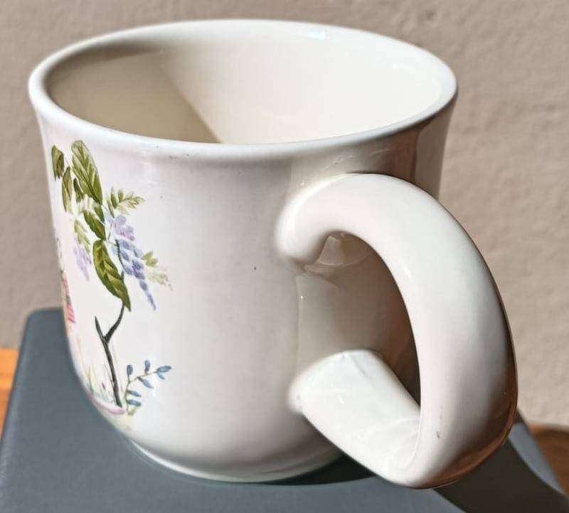 Mousykins Poole Pottery Mom and Baby with Balloon Mug Circa 1960s