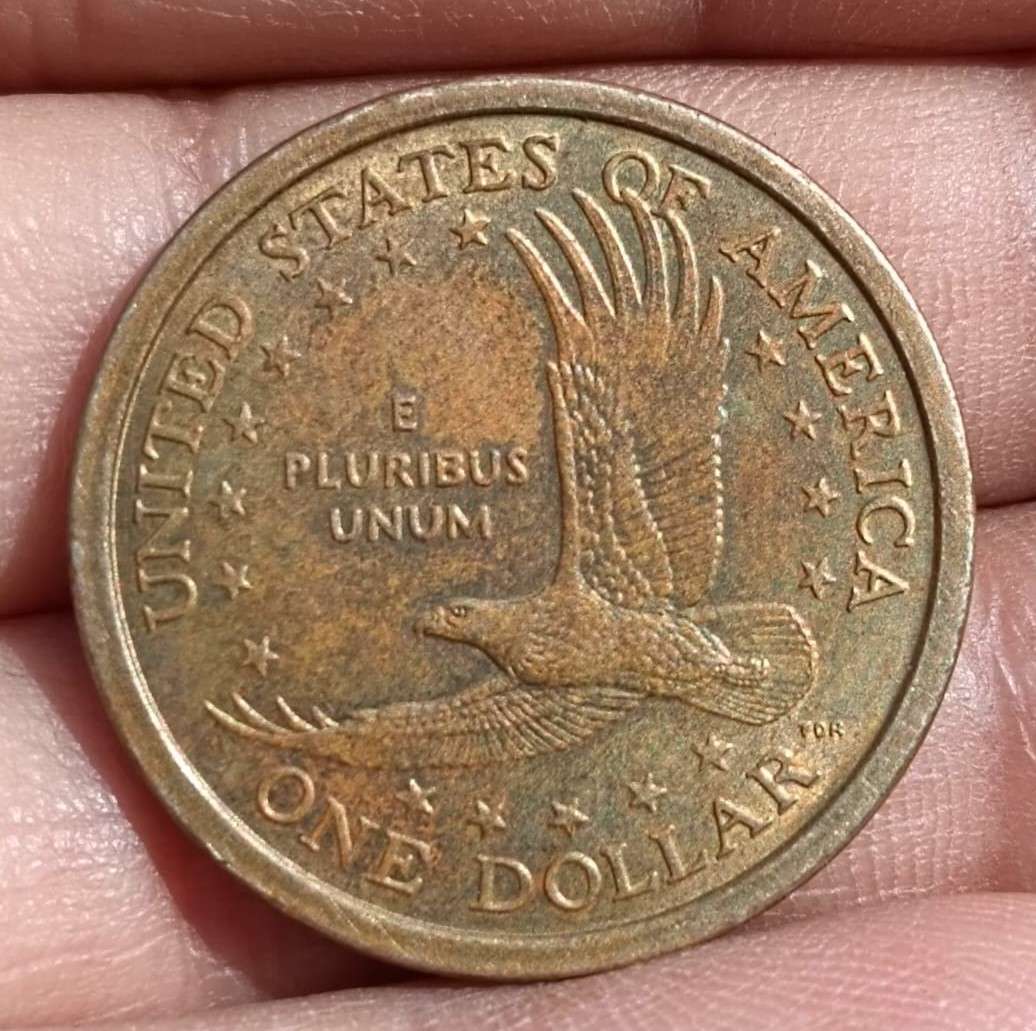 A RARE 2000-P SACAGAWEA GOLDEN DOLLAR $1 COIN