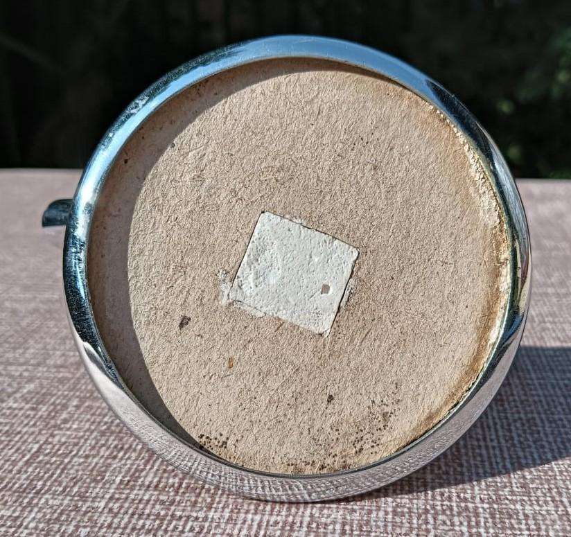 Vintage 3 Horn Floral Silverplated Epergne Dining Table Centerpiece In Good Condition