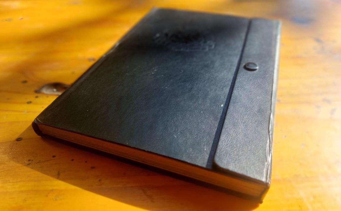 Stamp Album with Black Binding - Vintage 1970s  3rd of 3 Stamp Albums on Auction