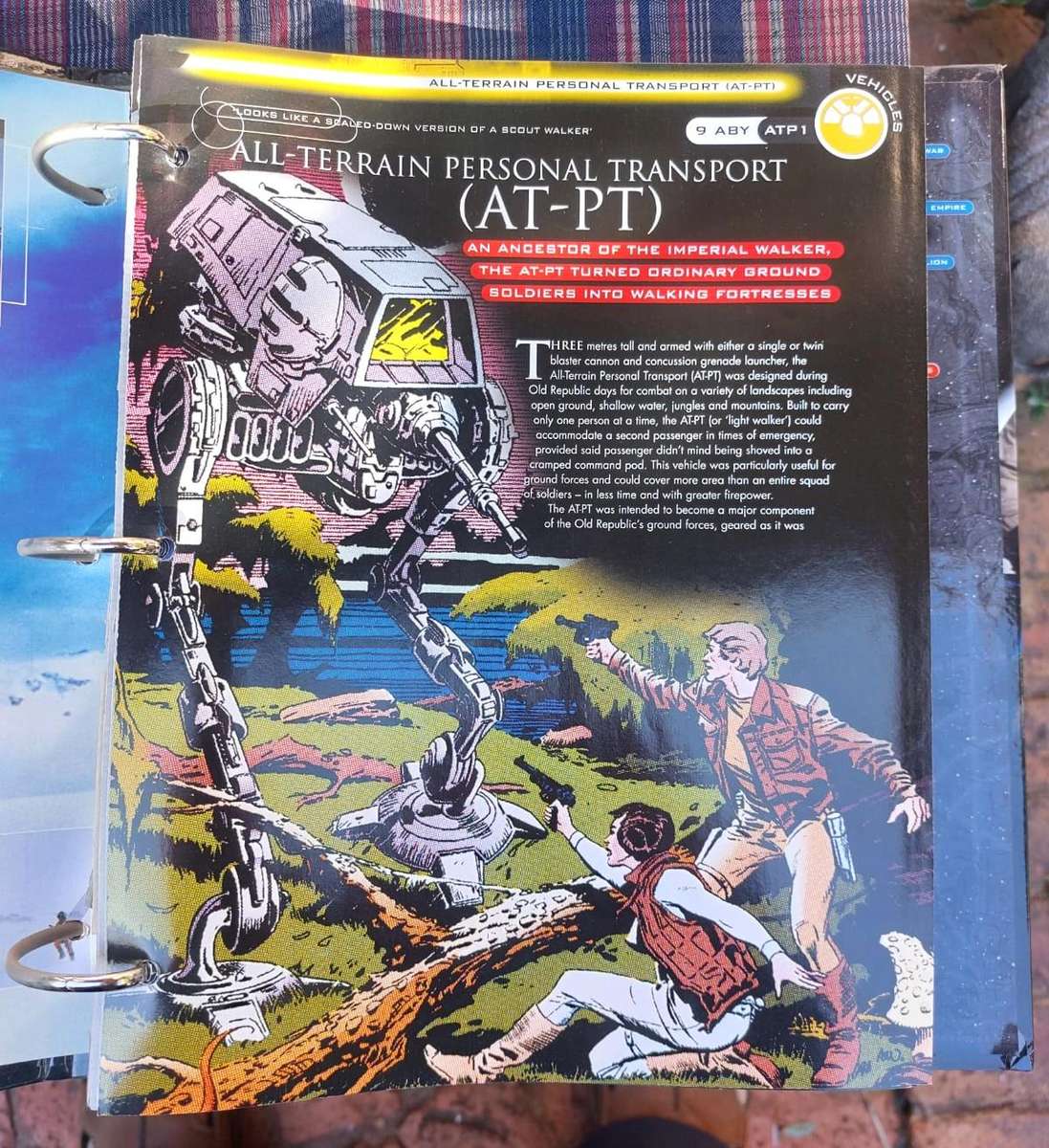 Star Wars 2002 De Agostini Fact Files Complete Issues 1 to 140 in 7 Ring Binders Plus Galaxy Poster