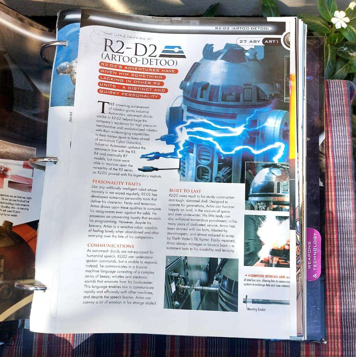 Star Wars 2002 De Agostini Fact Files Complete Issues 1 to 140 in 7 Ring Binders Plus Galaxy Poster