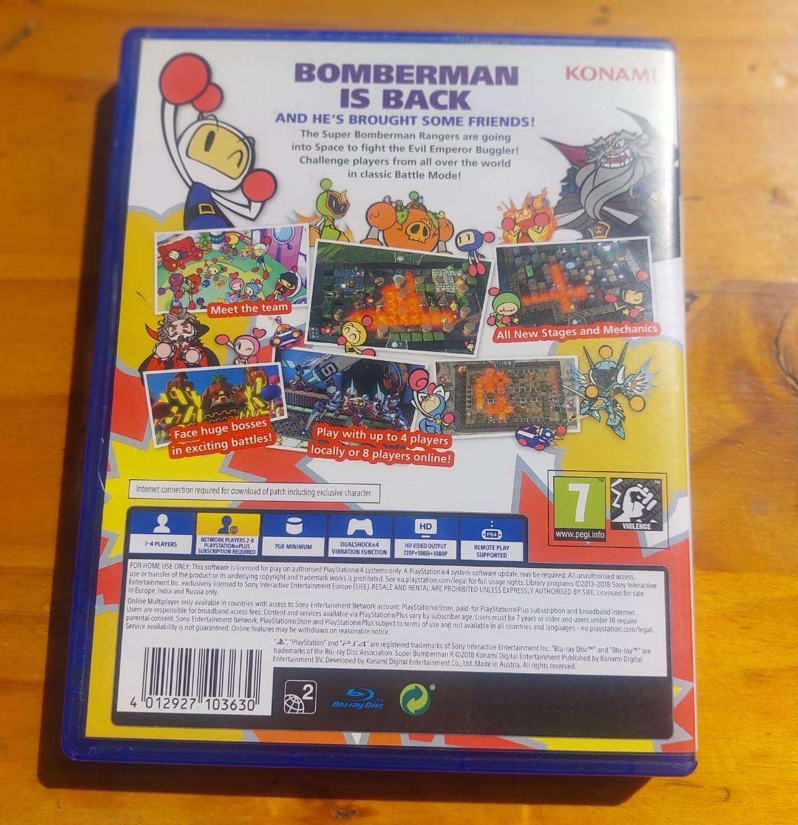 Super Bomberman R 2018 Shiny Edition Sony Playstation 4 Game - 91% Google Ratings